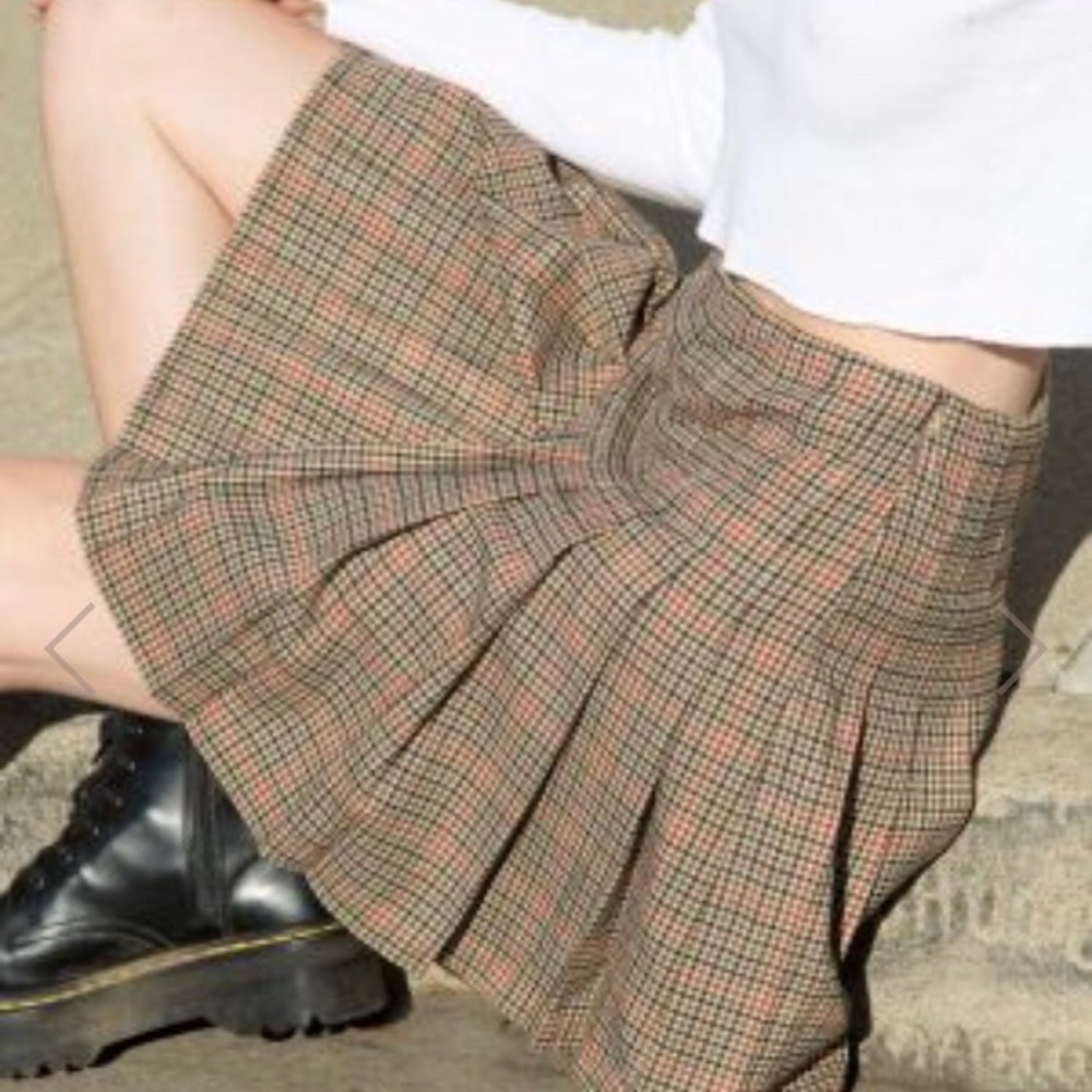 Brandy Melville Dana Plaid Skirt